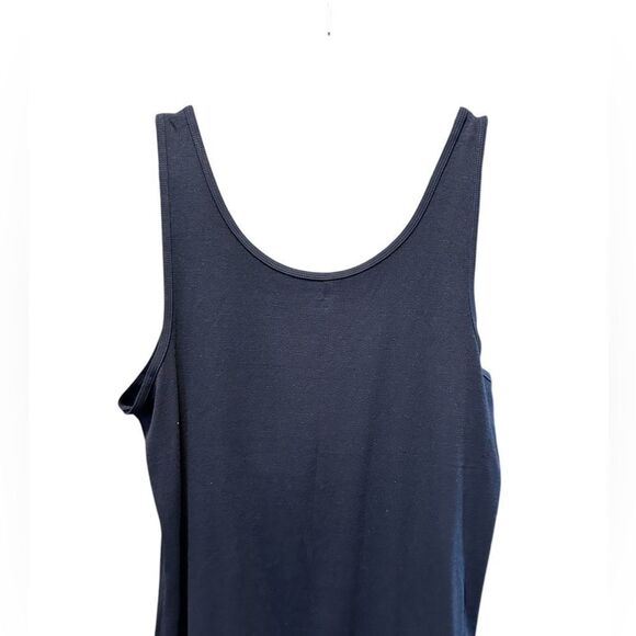 NWT Old Navy Plus Size First Layer Ribbed Scoop Neck Tank Top - Navy Blue - 3XL - Picture 6 of 8